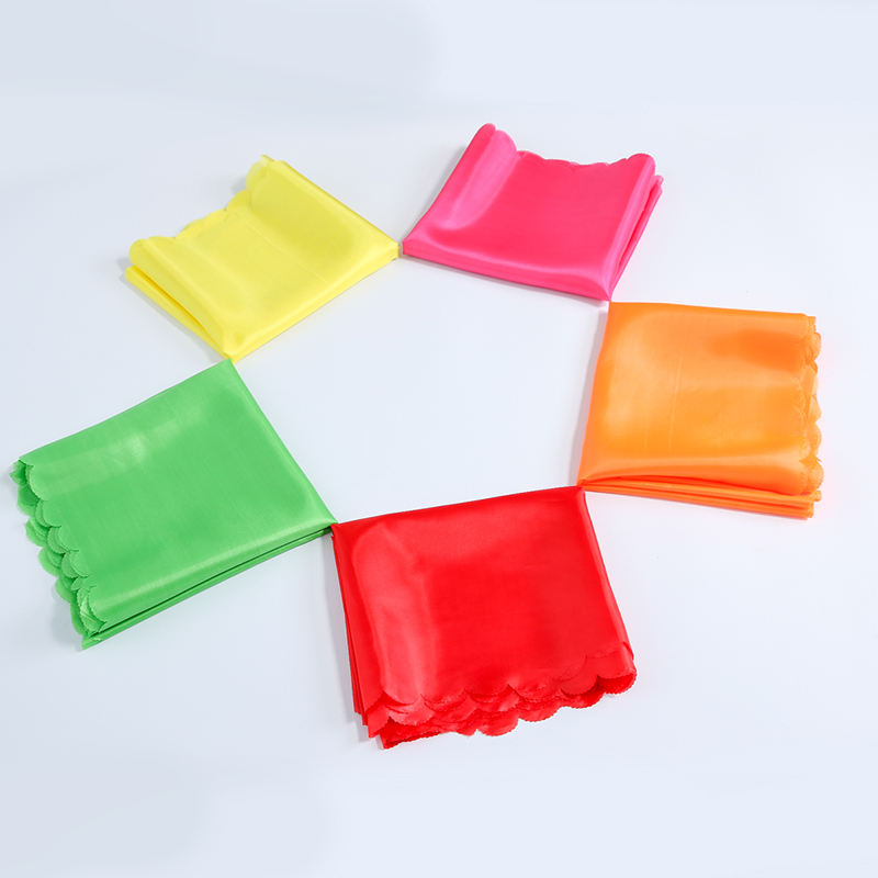 Seedlings song red satin with dance silk fabric large red silk fabric ribbon floating with cut red cloth waist drum belt dancing color band