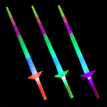 Four telescopic glow sticks Concert props Childrens luminous toys Magic Wand net Red Night market stalls supply