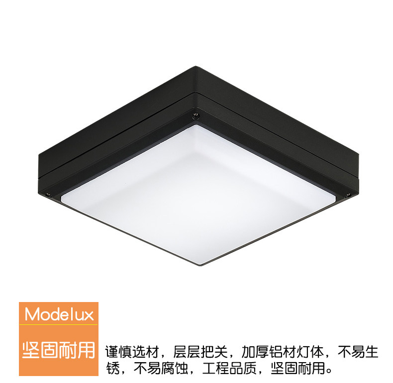 Открытый стене 壁灯led吸顶灯过道走廊外墙别墅大门口简约创意阳台壁灯感应防蚊
