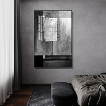 Crystal porcelain painting abstract corridor living room entrance wall decoration painting modern simple vertical art hotel homestay hanging painting