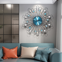 Simple light luxury Nordic personality Creative mute wall clock living room home modern fashion clock wall clock Wall watch