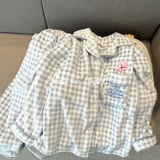 Синяя цветная осенняя демисезонная пижама, коралловый бархатный милый комплект, женский стиль, увеличенная толщина