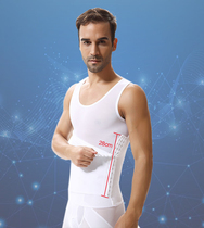 Mens shapewear Belly shaping slimming clothes Belly shaping vest Bodysuit Chest girdle Waist Fat burning weight loss