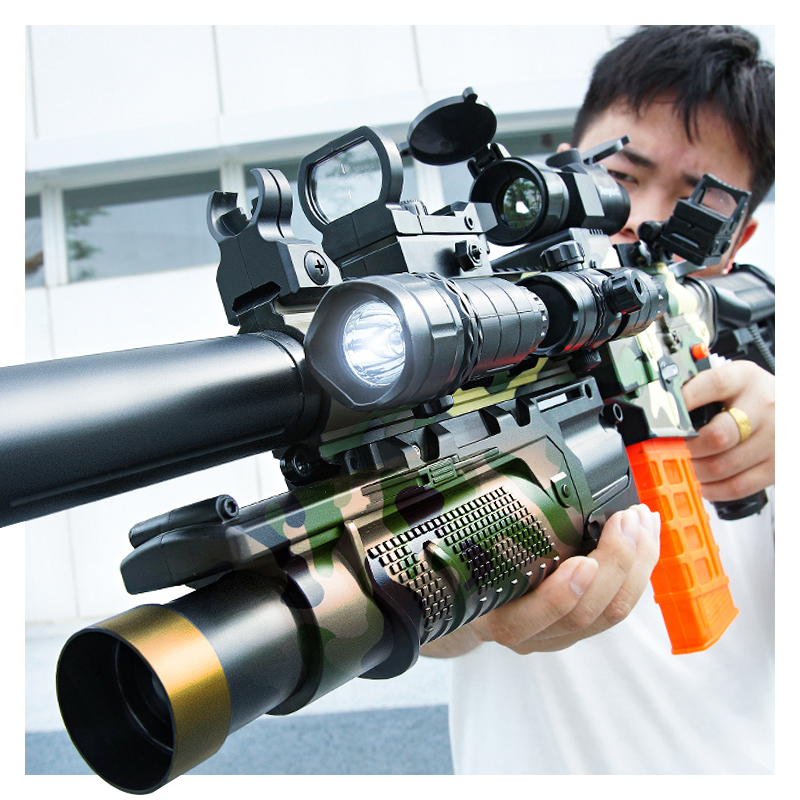 Children's m416 electric burst soft bullet gun launcher Assault rifle simulation little boy gun Toy machine gun
