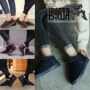 Giày tuyết nam mùa đông ấm áp cộng với nhung nam ủng đôi giày bánh mì giày bông đông bắc Phiên bản Hàn Quốc của xu hướng giày cotton hoang dã giày da nam cao cổ đẹp