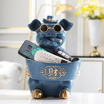 Nordic entrance key storage box creative light luxury decoration living room TV cabinet remote control door shoe cabinet storage box