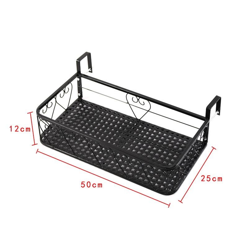 Giá bậu cửa sổ Giá hoa ban công Cạnh cửa sổ treo giá treo chậu hoa Giá hoa mọng nước Lan can sắt rèn móc treo chậu hoa móc sắt treo chậu hoa 