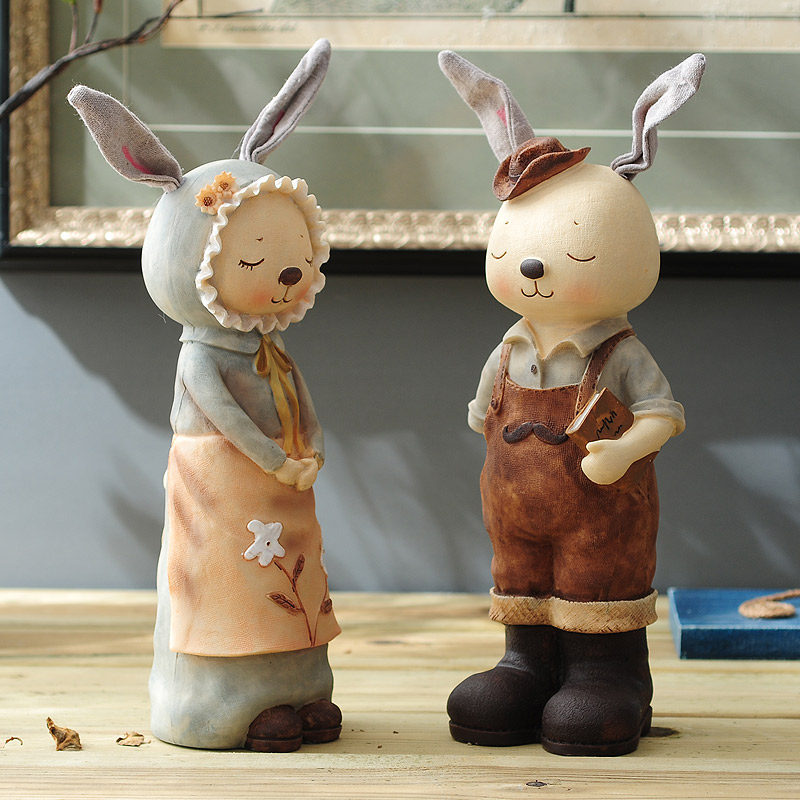 American creative cute rabbit small swing piece wine cabinet children's room decoration practical delivery bestie to send friends wedding gifts