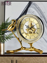 European-style living room clock clock handicraft Copper Model Room simple bird decorations creative ornaments