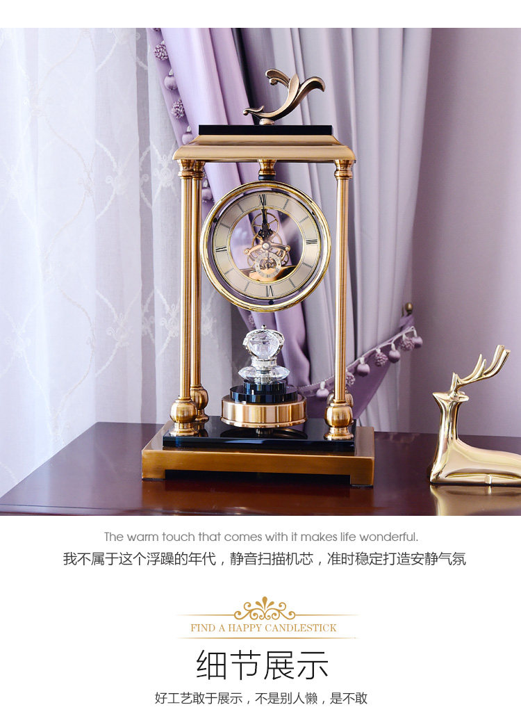 Вилла, креативные часы для гостиной, декор, европейский стиль, в американском стиле 