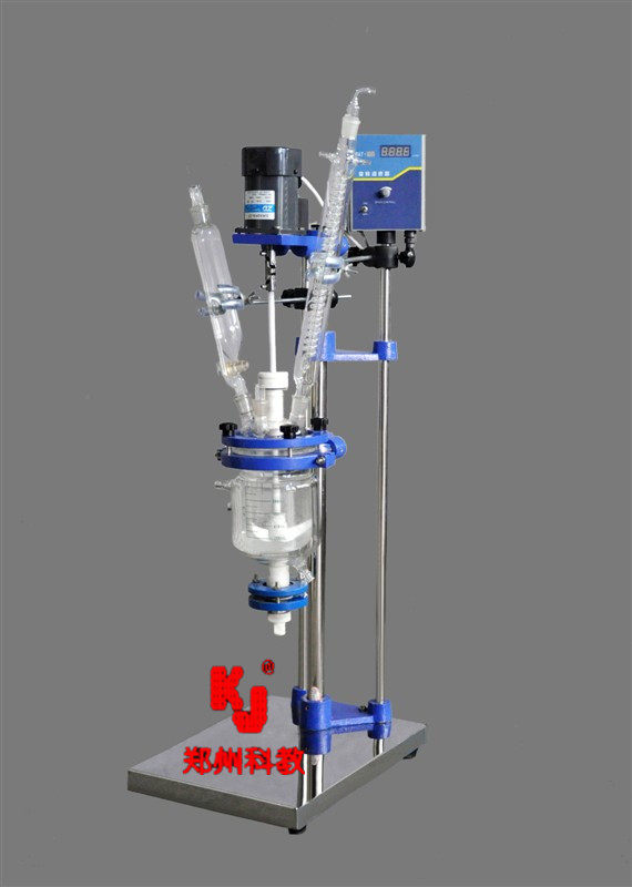 1L double-layer glass reactor 1 liter standard configuration