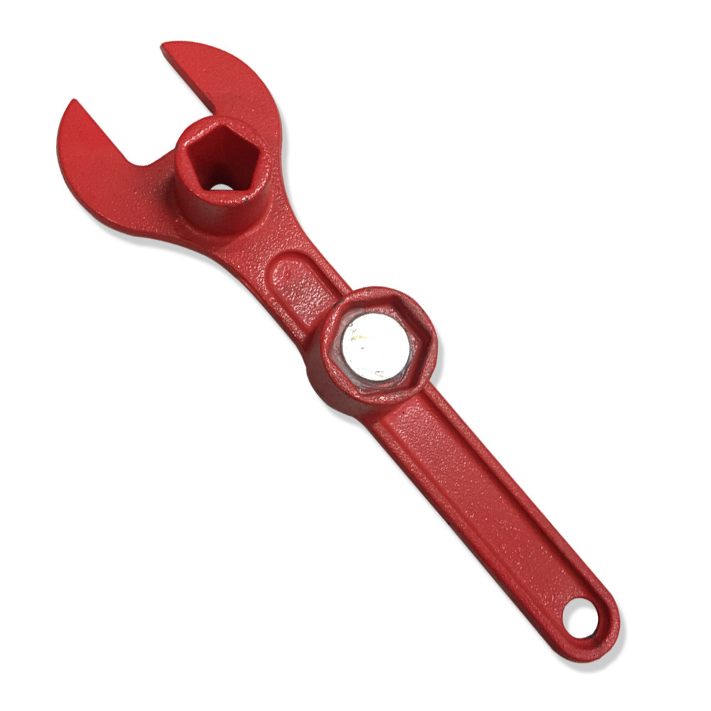 Pentagonal hexagonal sevenangle ground bolt fire wrench