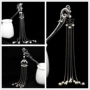 Spot handmade trang phục cổ điển phong cách cổ điển kẹp tóc bước lắc linh hồn phà Huangquan Mengpo tiara phụ kiện tóc kẹp tóc băng đô vải