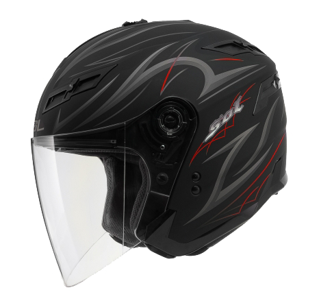 SOL pedal motorcycle helmet SO-1 DERK double lens with LED light combined full helmet to send chin half helmet