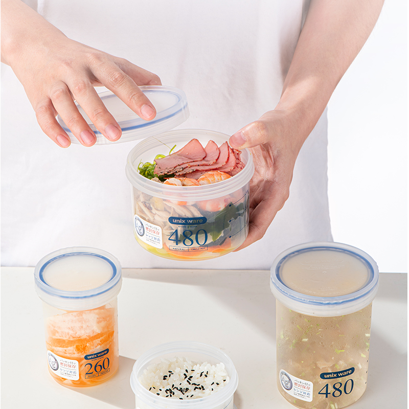 Japan's asvel antibacterial sealed fresh-keeping lunch box can be microwaved for heating children's portable fruit box lunch box porridge cup