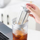 일본 asvel 커피 콜드 브루 냄비 과일 차 콜드 주전자 밀봉 콜드 브루 티 컵 콜드 담금질 얼음 방울 냉장고 워터 컵