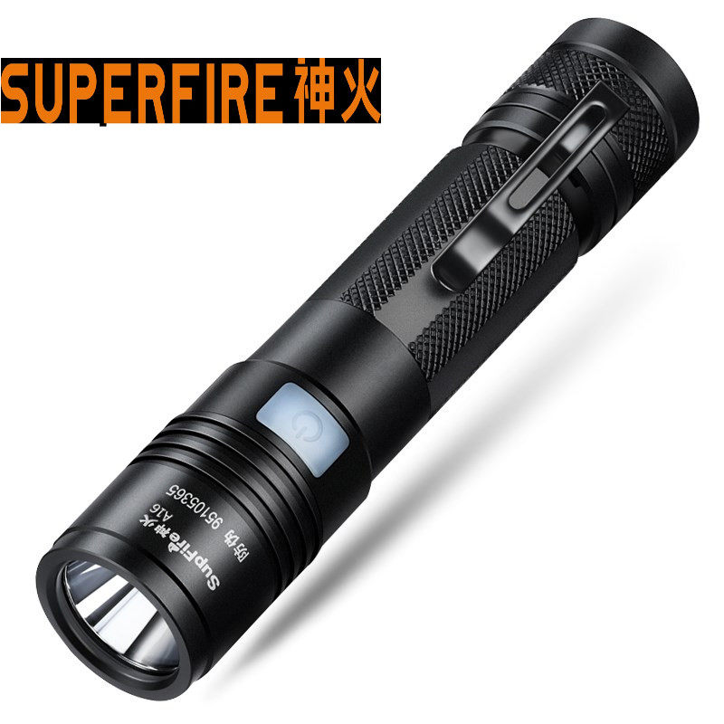 God Fire A16 Intense Light Flashlight USB Rechargeable A2 Mini A3 Riding LED Far Shot Waterproof Outdoor Special Soldier