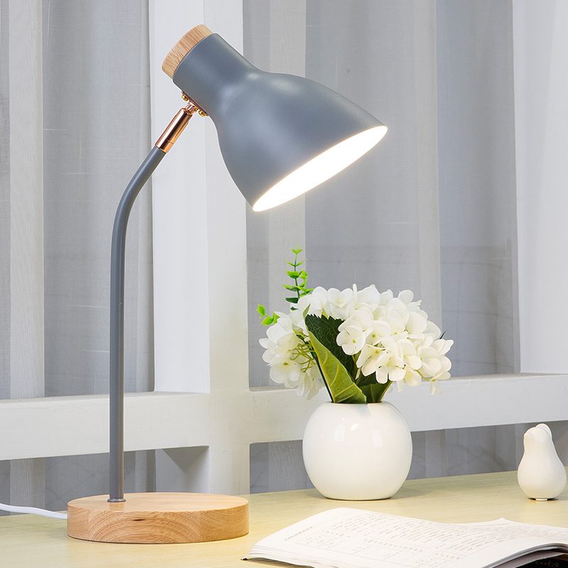 Nordic Desk Guard Eye Small Table Light University Led Bed Headlights Bedroom Children Read Learning Dorm Light Brief