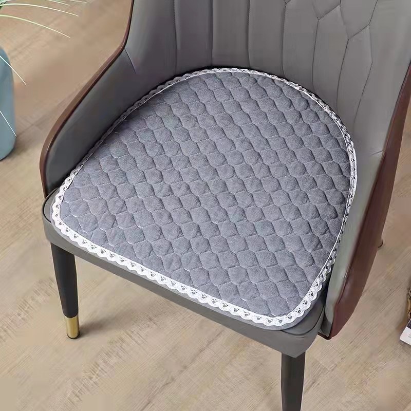 Chair cushion horseshoe shaped dining chair cushion fart cushion silicone anti-slip modern minimalist office chair Semi-arched stool cushion