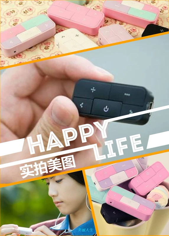 MP3 chính hãng Marshmallow Máy ​​nghe nhạc MP3 Mini Sinh viên Anime dễ thương Chạy nhạc di động - Trình phát TV thông minh