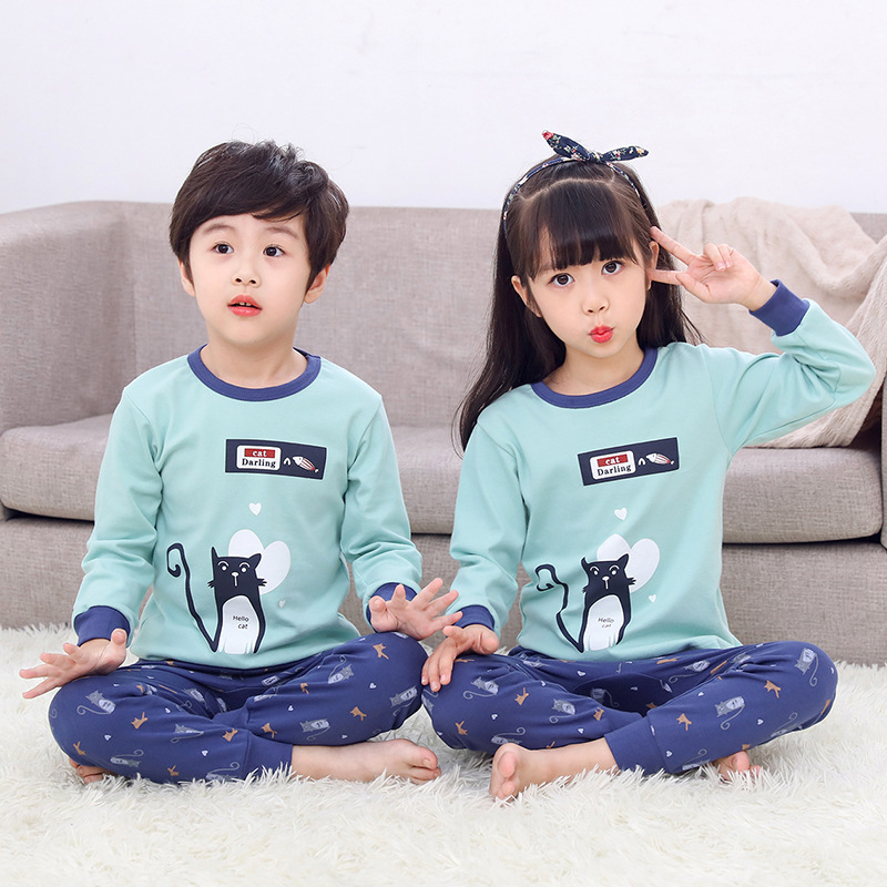 trường tiểu học cô gái mùa thu và bộ đồ lót mùa đông bông phim hoạt hình childrens quần áo mùa thu quần mùa thu trong áo len girlth bông.