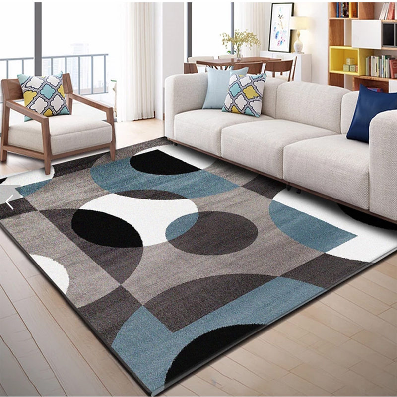 Nordic hình học hiện đại phong cách tối giản giường thảm phòng khách pad phòng ngủ bàn ghế sofa thảm dân cư hình chữ nhật - Thảm thảm lông lót sàn