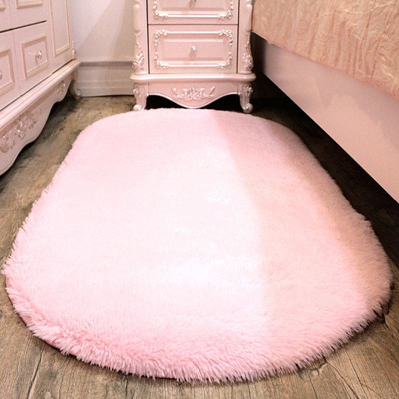 Cute oval household carpet living room tea table bedroom princess full bed bed blanket tatami custom-made