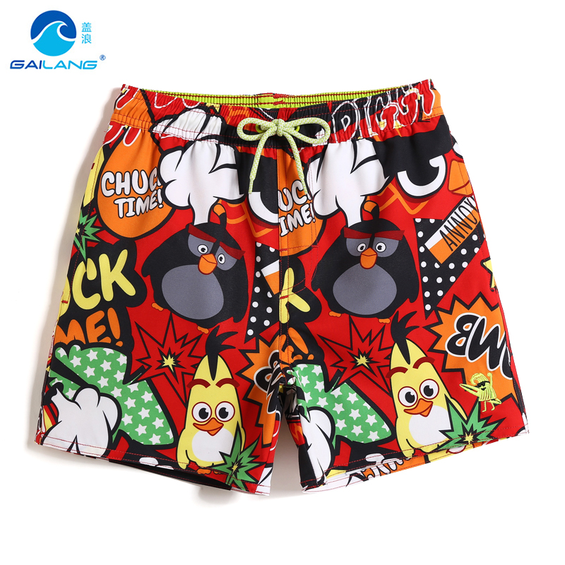 Gailang quick-drying baby beach pants Children's swimsuit loose shorts Seaside vacation in large men's and women's children's swimming trunks