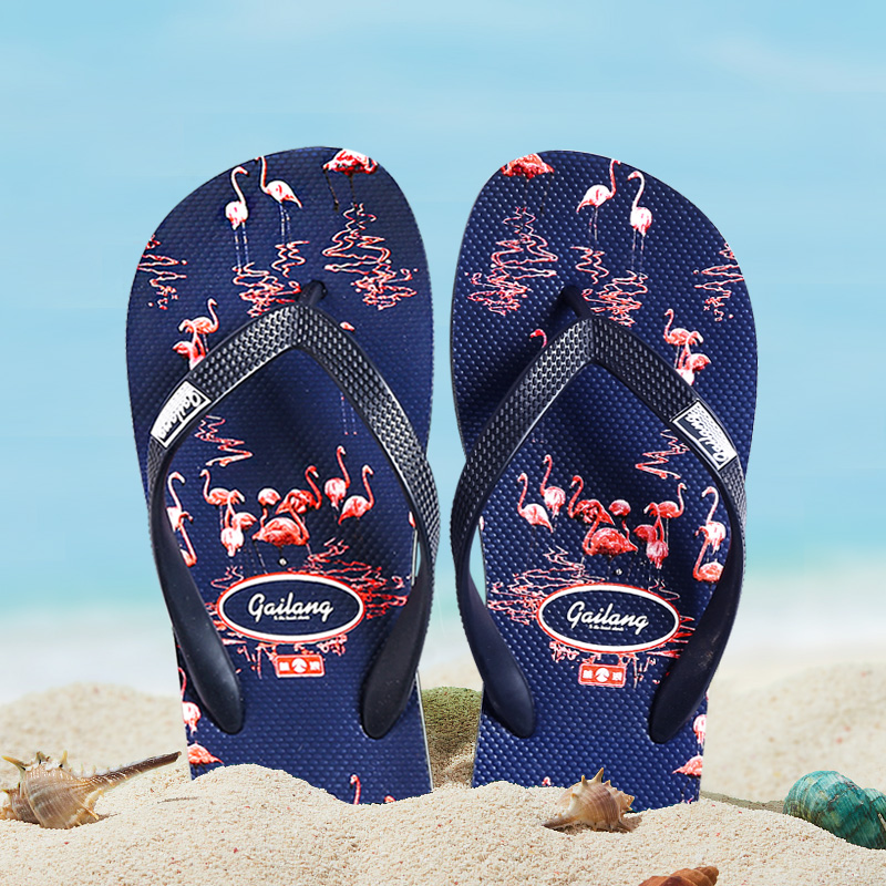 Gina Summer New Han Tide Students Herringbone Tug Men Anti Slip Clip Rubber Outdoor Casual Beach Sandals Sandals Shoes