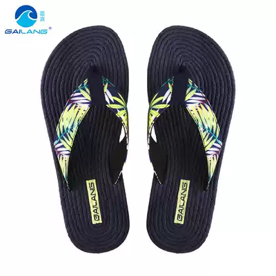 Gay Lang couple men's and women's beach slippers Flip-Flops Slippers lovers non-slip slippers holiday