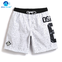Cover wave dot printed beach pants mens quick-drying loose fitness seaside resort Thailand flower shorts beach hot spring pants