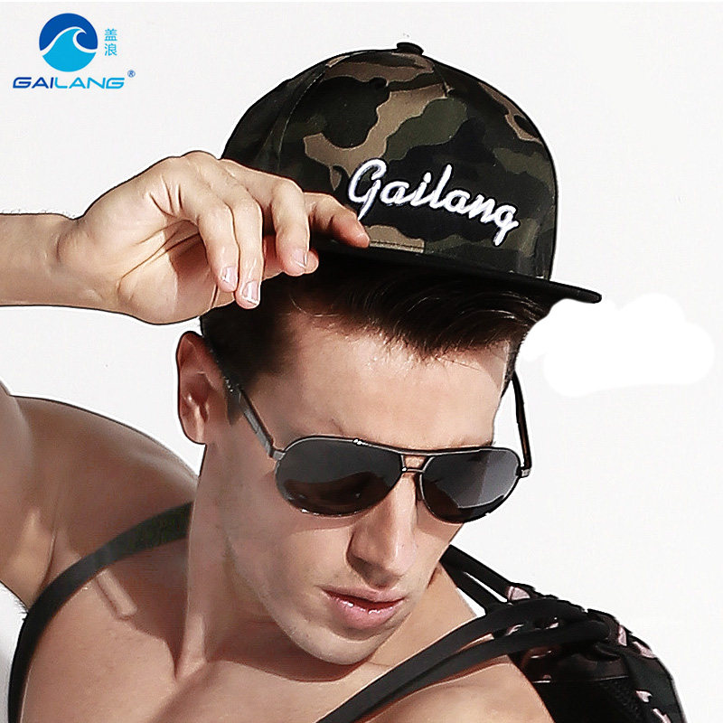 Cover wave hip hop baseball cap summer vacation Korean version tide visor hip-hop outdoor sports flat edge cap Men's and women's hats