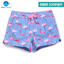 Gailang Holiday Beach Pants Womens Quick Dry Size Elastic Spring Shorts Seaside Holiday Thin Hot Pants