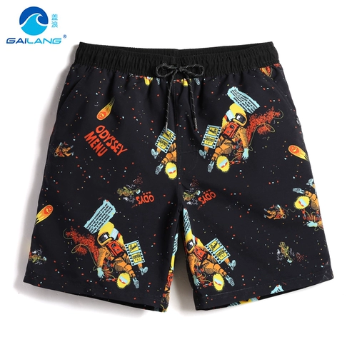 盖浪 Пляжные быстросохнущие штаны, шорты для влюбленных для плавания, оверсайз, большой размер