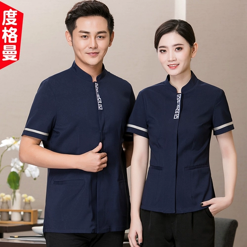 Униформа для отеля для работы, комплект, короткий рукав