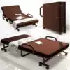 Folding bed Nap bed Office home single simple adult escort reinforced bed foldable 1 2 meters