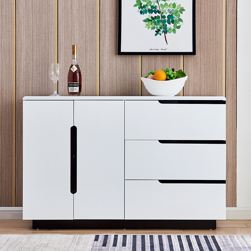 Sideboard modern minimalist paint locker wine cabinet one white large capacity restaurant tea cabinet kitchen cupboard