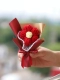 Мини маленький красный цветок (красный)