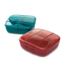 Upgrade small medicine box portable first aid kit a week to pack medicine large sealed travel