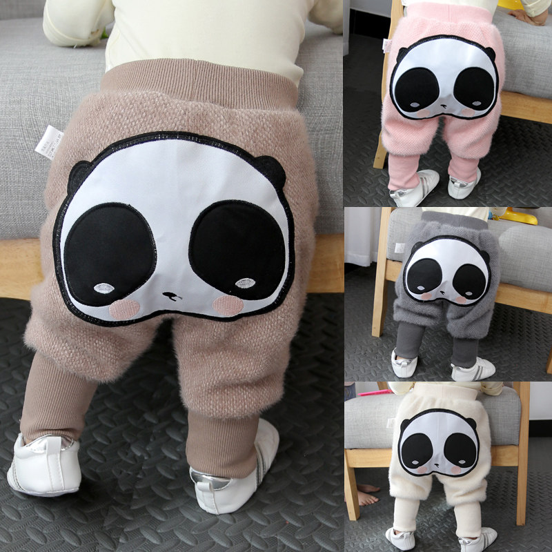 Baby Cavet Thickened Pants for men and women Baby autumn Winter dress The children Yansends Harun long pants to wear Warm Great Pp Casual