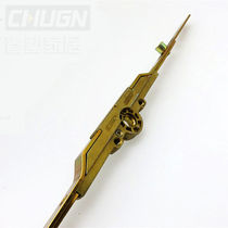 Inner flat plastic steel door and window transmission Rod push-pull window linkage rotating handle matching connecting rod custom length: