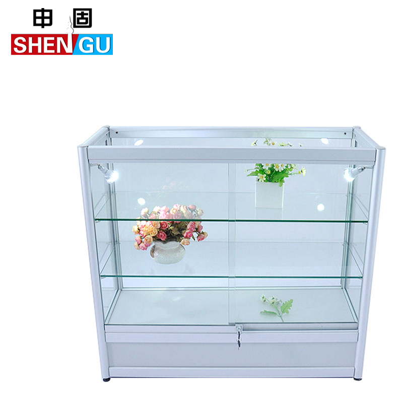 Boutique Counter Jewelry Exhibition Cabinet Glass Cabinet Jewelry Glass Shelving Phone Cabinet Ornament Counter Stationery Boutique Cabinet
