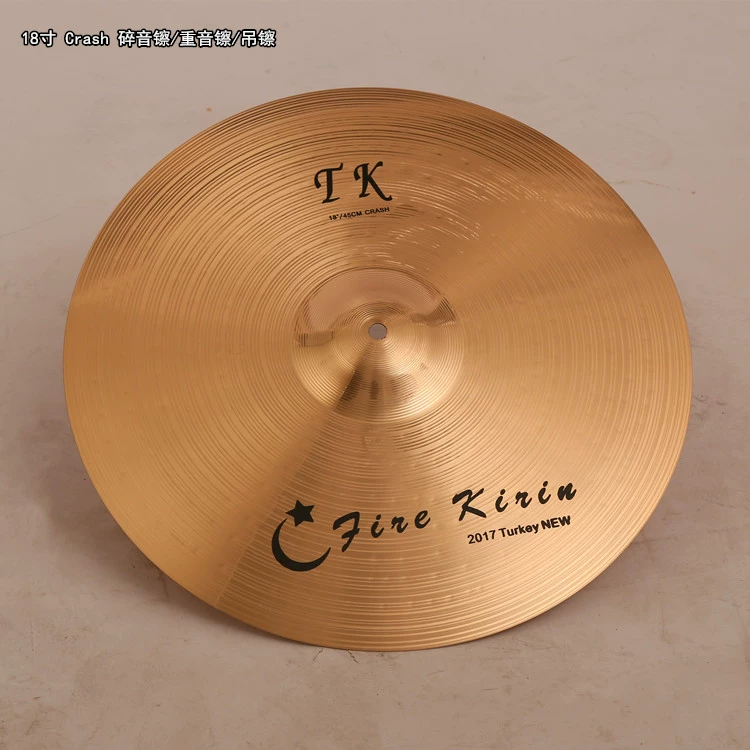 Phụ kiện nhạc cụ chính hãng TK Drum Cymbal Phosphor Bronze B8 Nhà máy Giá trực tiếp Ding Ding Cymbal Jazz Drum Wiper - Phụ kiện nhạc cụ