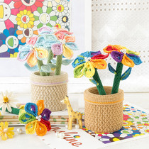 New Mommy Hands for Wish Pen Holder Suit Unsulking Time Handmade Diy Woven Wool Wire Group Crochet material Package Good