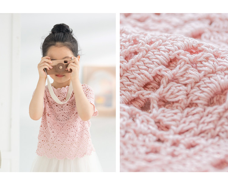 Плетеный крючок для вязания для матери и ребенка ручной работы, клубок пряжи, шелковые нитки, набор материалов, DIY, семейный стиль 