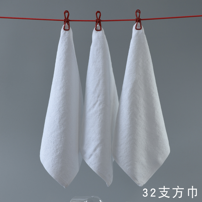 Hotel Linen, Beauty Salon, Children's Cotton Towels, Cotton Hand Towels, 50g Thickened Square Towels for Guest Rooms