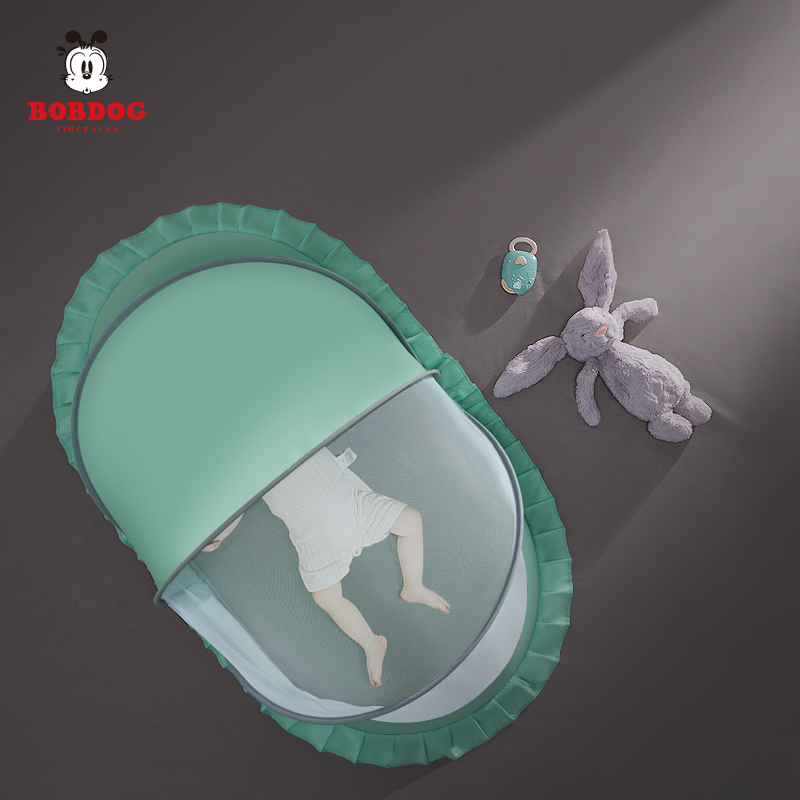 Crib mosquito net cover baby Mongolian bunk bed children bottomless folding bb bed anti-mosquito net full hood type universal