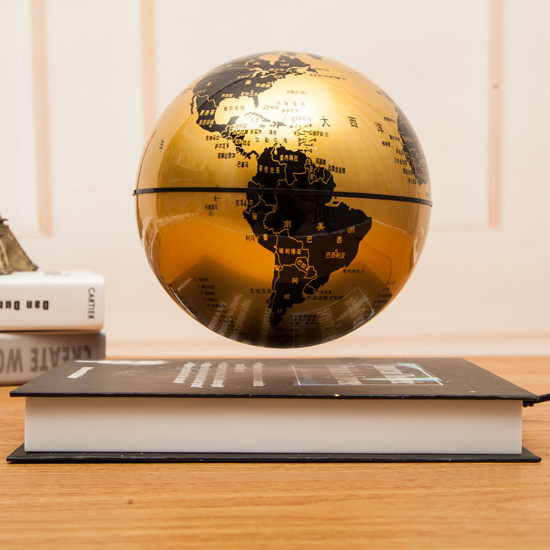 Large 8-inch maglev Globe office ornaments home furnishings birthday gifts creative technology gifts