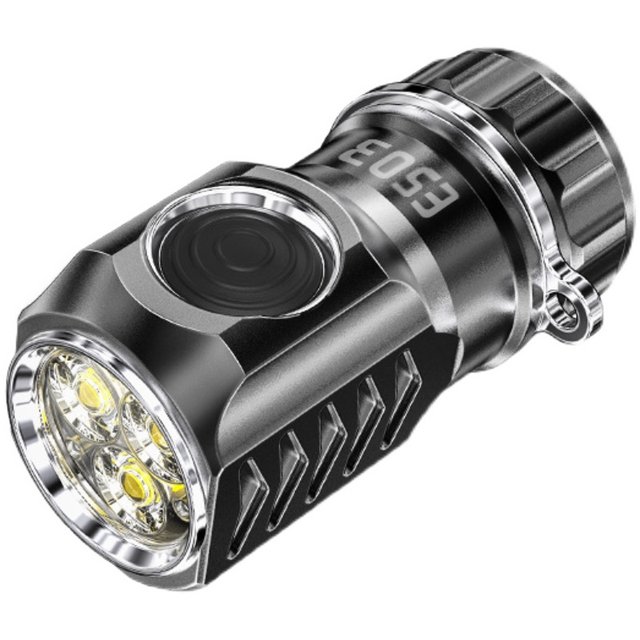 Smiling Shark Mini High-Light 3000Lm Flashlight High-Power Small Flashlight Aluminum Alloy Outdoor Lighting Portable