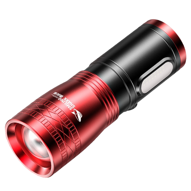 Smiling Shark Four-Color Photography Flashlight Rgb Sunset Photo Fill Light Portrait Lighting Tool Led Sunset Lamp